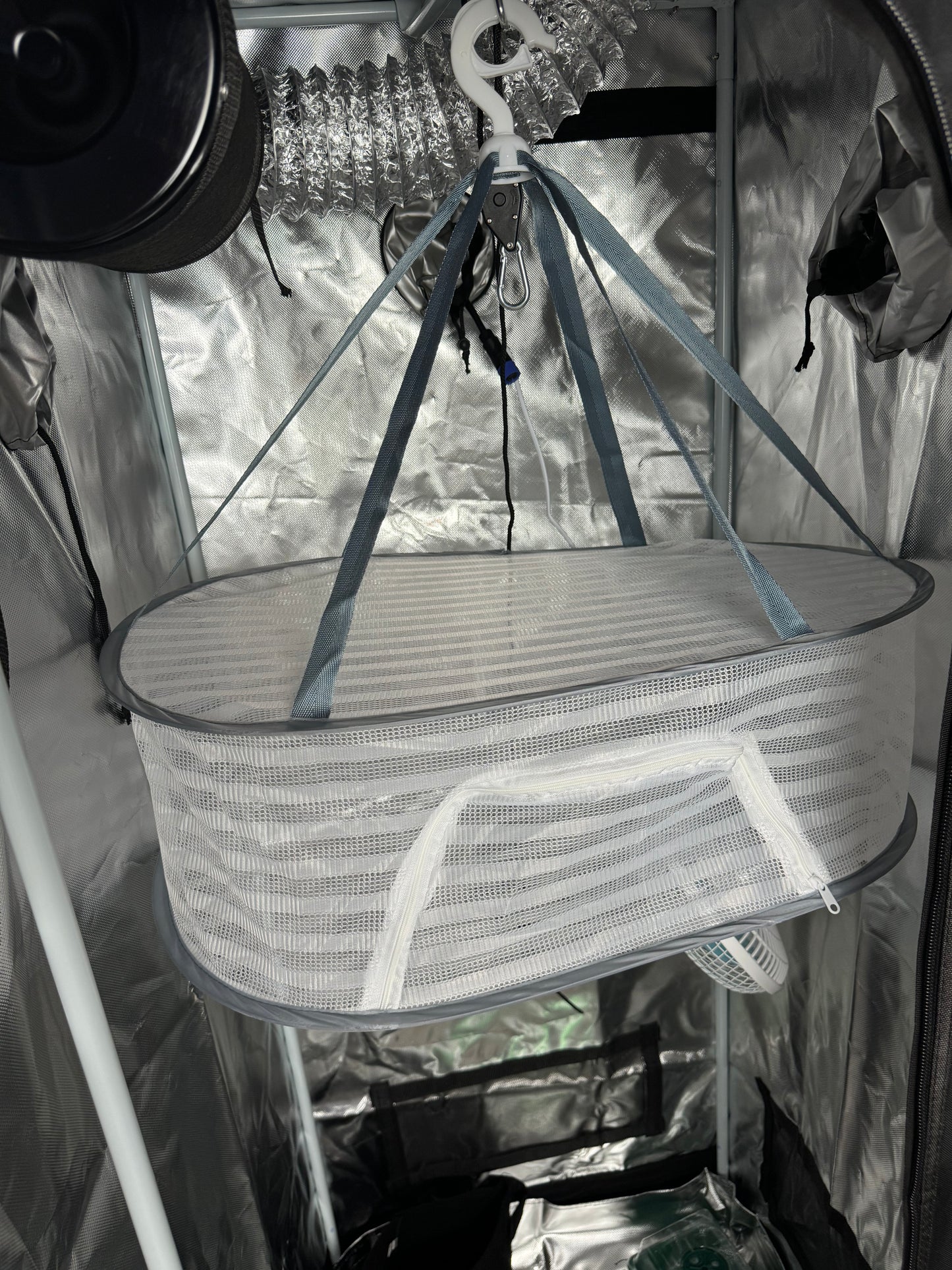 Growbox Komplettset LED für 3 Pflanzen 60x60x160cm